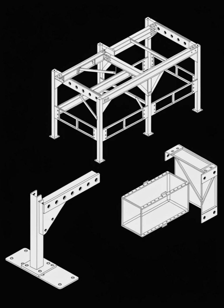 Werkstattzeichnungen Stahlbau | PB Smart – CAD-/Tekla-Fertigungsunterlagen, Stücklisten & Montageinfos