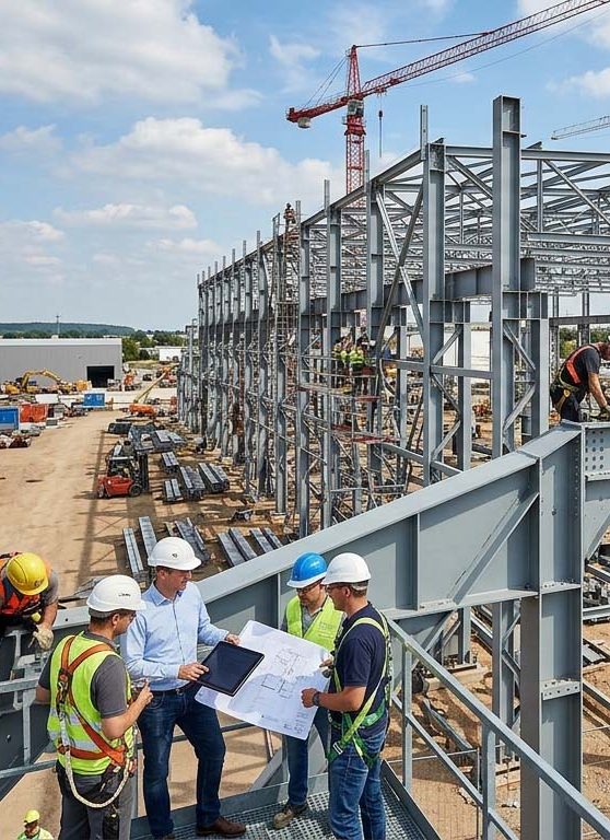 Stahlbau Engineering Service Stahlbau-Engineering: Planung, 3D-Modelle & Fertigungsunterlagen für Industrie- und Gewerbebauten (PB Smart)
